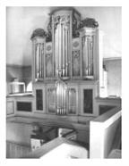 Orgel in St Mauritius kerk Wiessbaden - verplaatst Limbach Huenstetten kerk Hessen Nassau